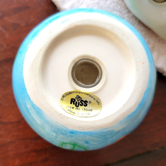 Vtg NEW Cat Salt & Pepper Shakers Cat Fish Salt & Pepper Shakers - Picture 14 of 15